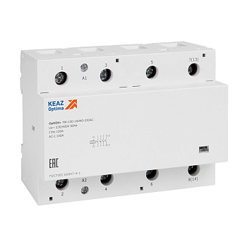 КЭАЗ Контактор модульный OptiDin MK-100-10040-230AC