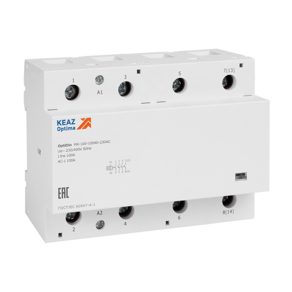 КЭАЗ Контактор модульный OptiDin MK-100-10022-24AC
