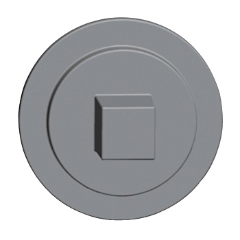 SE Плоская накл.+ квадратный профиль 6 мм NSYSFLOCKS6