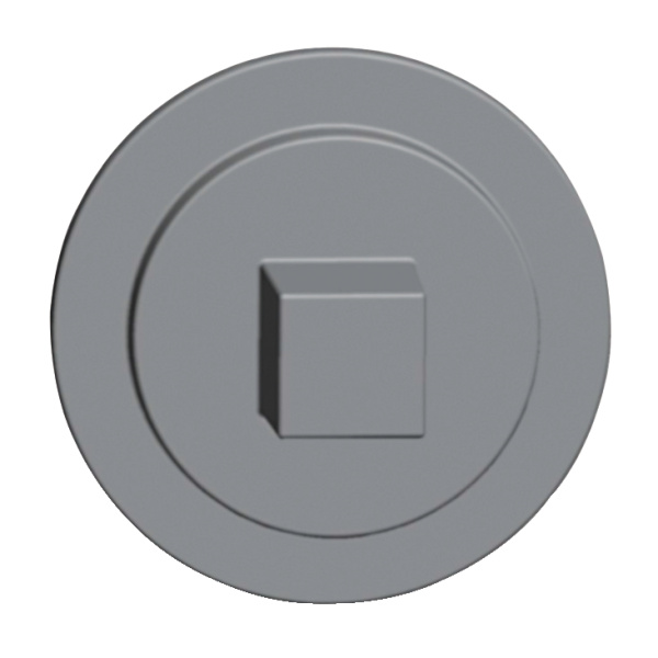 SE Плоская накл.+ квадратный профиль 6 мм NSYSFLOCKS6