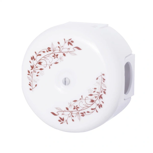 BIRONI Лизетта Керамика Белый Распред.коробка 78мм (декор D206/2) (4 ввода в комплекте) B1-521-01-D206/2-K