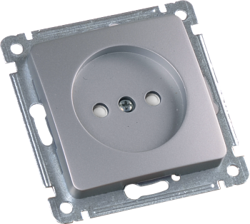 Hegel Мастер внутр Серебро РС16-402-06 Розетка, со шторками, механизм