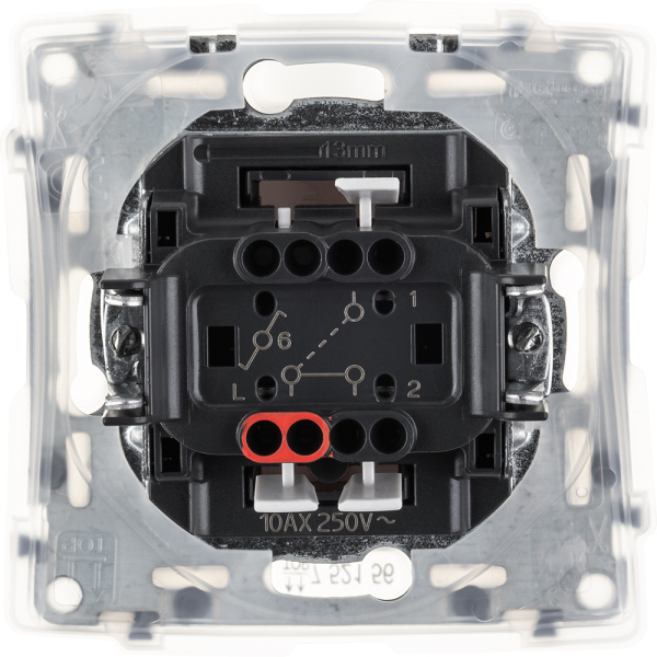 Купить Legrand Valena LIFE DIY Бел Переключатель 1-клавишный 10А 250В (IP44) 752156