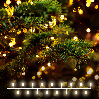 Eurosvet Гирлянда Нить 400-004 теплый белый 5м IP20 a056073