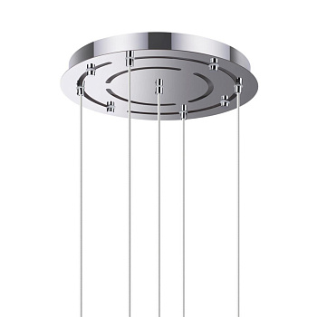 Odeon Light 4345/40 HIGHTECH Универсальное круглое основание в цвете хром D400мм MOLTO