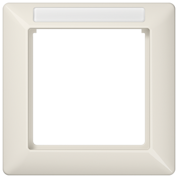 JUNG Рамка 1-кратная для вертикальной и горизонтальной установки термопласт, слоновая кость AS581BFINA