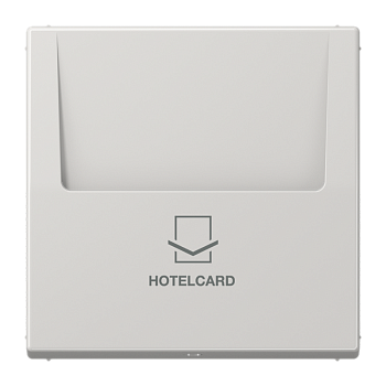 JUNG Накладка-картодержатель для балансирных механизмов 531U, 532U, 533U, 534U термопласт светло-серый LS990 LS590CARDLG