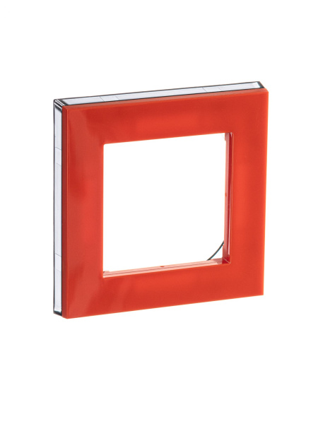 Купить ABB EPJ Levit Рамка Оранжевый / дымчатый чёрный 2CHH015010A6066