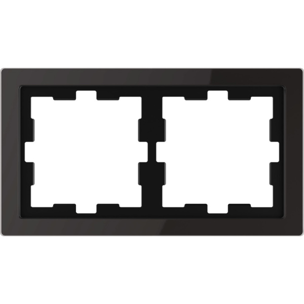 SE Merten D-Life Черный Оникс Рамка 2-ая MTN4020-6503