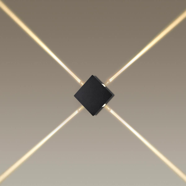 Купить Odeon Light 4259/8WL HIGHTECH ODL21  148 черный/металл Настенный светильник IP20 LED 8W 299Лм 3000K VISTA