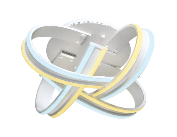 Ambrella Потолочный светодиодный светильник с пультом FL130/4 WH белый 96W 420*420*230 (ПДУ РАДИО 2.4)