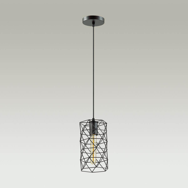 Купить Lumion 3729/1 LN19 262 матовый чёрный Подвес E27 60W 220V OLAF