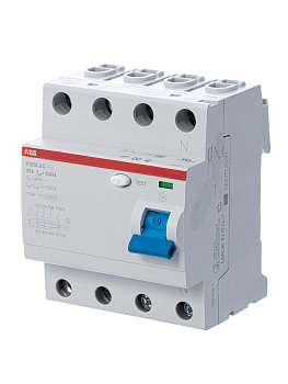 ABB F204AC УЗО 4Р 80А 100mA (AC) 2CSF204001R2800 ABB F204AC УЗО 4Р 80А 100mA (AC) 2CSF204001R2800