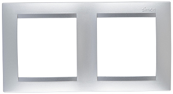 Simon 15 Алюминий Рамка 2-ая 1500620-033