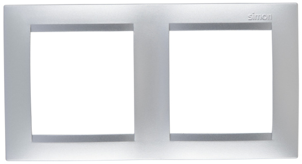 Simon 15 Алюминий Рамка 2-ая 1500620-033