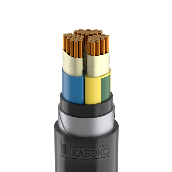 Кабель силовой бронированный ВБШвнг(А) -FRLSLTx 3х120 мс(N,PE)-1 Кабэкс ТХМ00382009