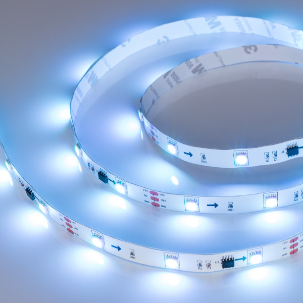 Купить Arlight Светодиодная лента SPI-5000-5060-30 12V Cx3 RGB (10mm, 7.2W/m, IP20) (Открытый, IP20) 026368(1)