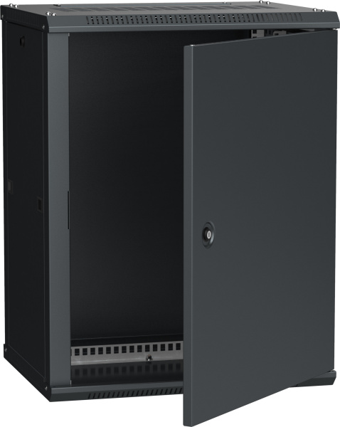 IEK LINEA W ITK Шкаф LINEA W 15U 600x450 мм дверь металл, RAL9005 LWR5-15U64-MF