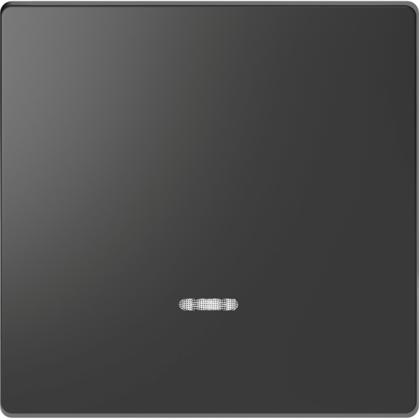 SE Merten D-Life Антрацит Клавиша 1-ная с линзой для LED модуля MTN3320-6034