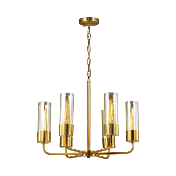 Купить Odeon Light 4659/6 ODL20 573 золотой/прозрачный Люстра E27 6*60W 220V STEPI