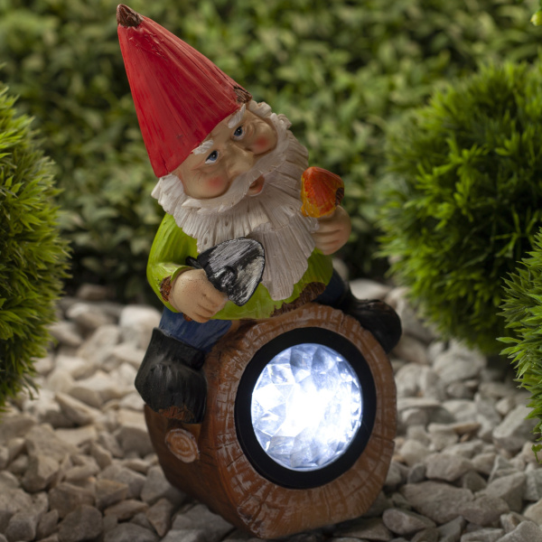 ЭРА SL-RSN24-GN-4M Садовый светильник на солнечной батарее, полистоун, цветной, 24,3 см