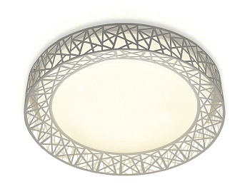 Ambrella Потолочный светодиодный светильник с пультом FF122 WH белый 72W D500*95 (ПДУ ИК)