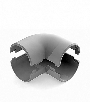 CHINT Поворот на 90° разъемный D16 мм