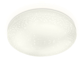 Ambrella Потолочный светодиодный светильник с пультом FF21 WH белый 48W D400*80 (ПДУ ИК)