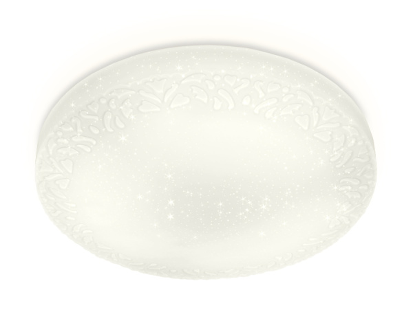 Ambrella Потолочный светодиодный светильник с пультом FF21 WH белый 48W D400*80 (ПДУ ИК)