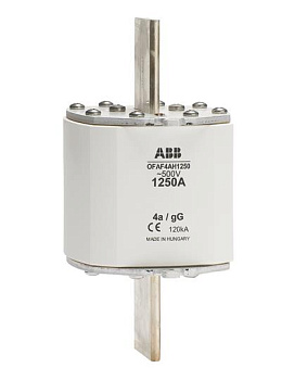 ABB Предохранитель OFAF4AH1250 1250A тип gG размер4а, до 500В 1SCA022637R4360