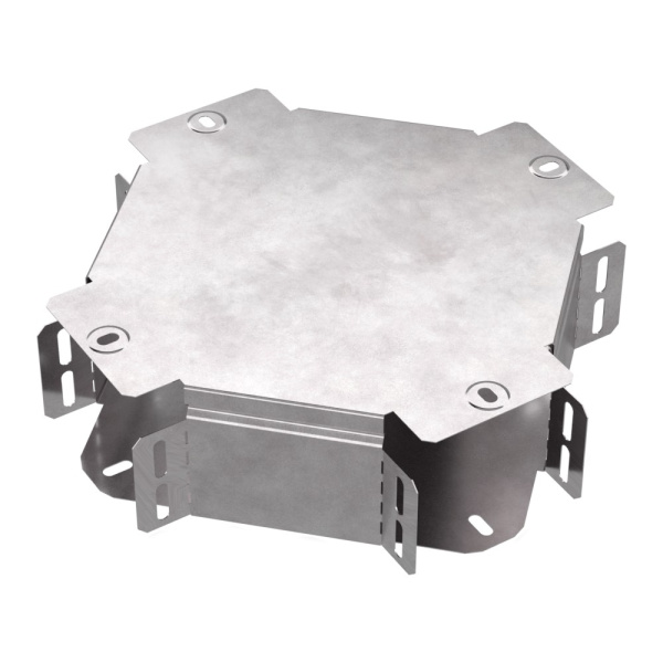 Промрукав Х-образный ответвитель с крышкой Стандарт 100х80 PR16.0457