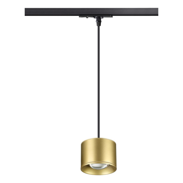 Novotech 358673 PORT NT21 062 золото Однофазный трековый светодиодный светильник, провод 1.2м IP20 LED 4000К 12W 220V PATERA