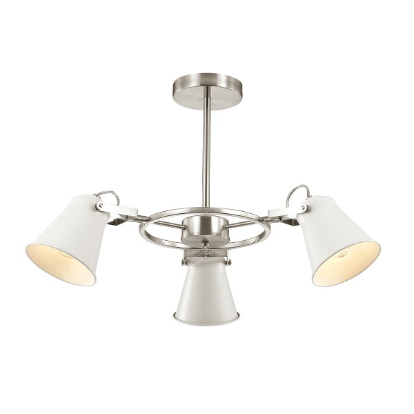 Lumion 3591/3C LN18 118 никель Люстра на штанге E27 3*60W 220V ARUDIS