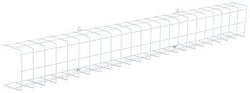 IEK Решетка защитная для светильников ДСП 1300мм белая