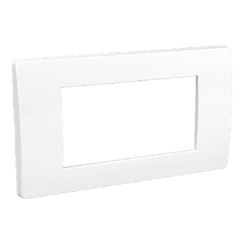 DKC Рамка на 4 модуля, белая, RAL9010