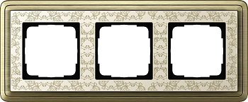 Gira ClassiX Art Бронза/Кремовый Рамка 3-ая 0213663