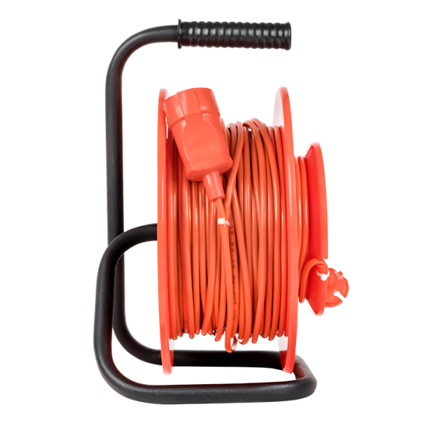 Купить EKF PROxima Удлинитель на катушке "Атлант 2.0" 1 гнездо 50м без заземления  ПВС 2*0,75 6А/1,3кВт