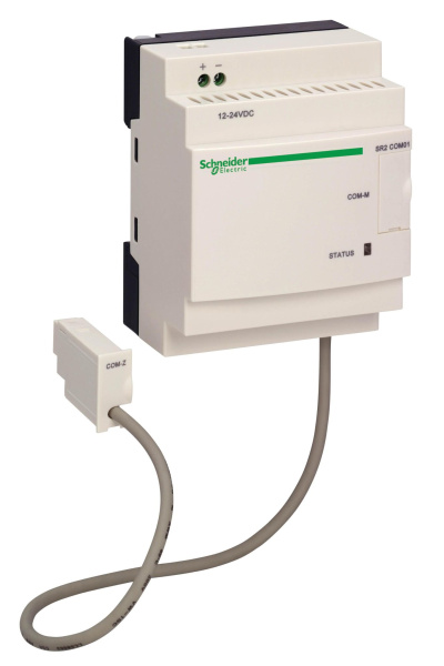 Купить SE Zelio Logic Интрфейс коммуникационный 24V DC SR2COM01