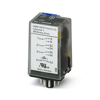 Phoenix Contact REL-OR-BL/L-125DC/3X21 Одиночное реле 1109566