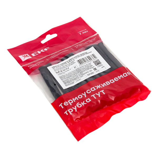 Купить EKF PROxima Набор ТУТк клеевые нг черные. Разного диаметра (3/1; 4.8/1.6; 6/2; 9/3; 12/4) по 100мм.