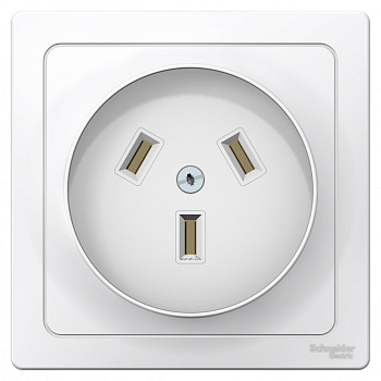 Systeme Electric Blanca внутр Бел Розетка силовая 2Р+N, 32А, 250В