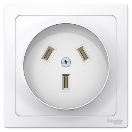 Systeme Electric Blanca внутр Бел Розетка силовая 2Р+N, 32А, 250В