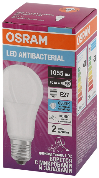 Купить Osram LCCLA75 10W/865 230VFR E27 10X1 4058075561090