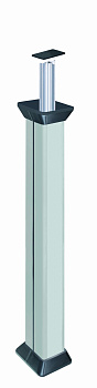 Simon Connect Алюминий/Графит Колонна 1-сторонняя, Cima, с телескопическим упором, 71,5(125)х109,5(164) мм, 3 м ALC3100-8-14