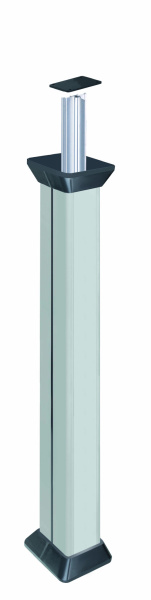 Simon Connect Алюминий/Графит Колонна 1-сторонняя, Cima, с телескопическим упором, 71,5(125)х109,5(164) мм, 3 м ALC3100-8-14