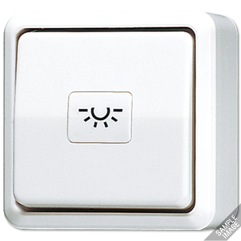 JUNG Кнопка 10A 250V ~  для накладного монтажа, слоновая кость 633A