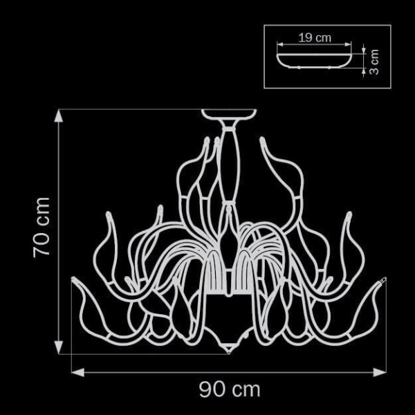 Купить Lightstar Люстра потолочная Cigno Collo Lightstar 751184