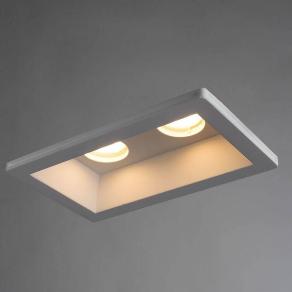 Купить Arte Lamp Invisible Белый Светильник точечный встаиваемый 35W GU10 A9214PL-2WH