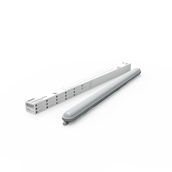 Купить Gauss Светильник линейный СПП-176 Elementary 36W 2880lm 6500K 200-240V IP65 1200*76*66мм LED 864225336