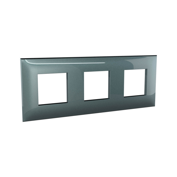 Купить DKC Рамка "Avanti", "Сине-зеленый жемчуг", 3 поста (6 мод.)